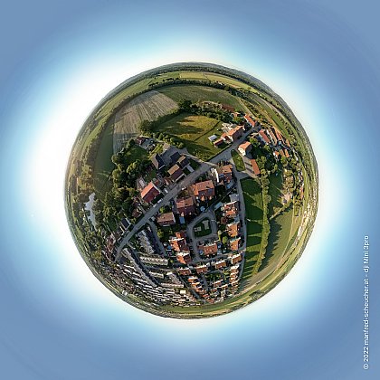 360 Grad Panorama aus der Luft