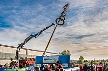 Maibaum aufstellen in Alkoven